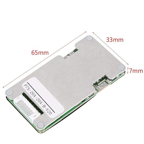 Miniatura 7 de Tablero de protección BMS, 24V 20A 7S Batería de iones de litio 18650 Batería de iones de litio BMS Placa de protección de circuito Módulo de