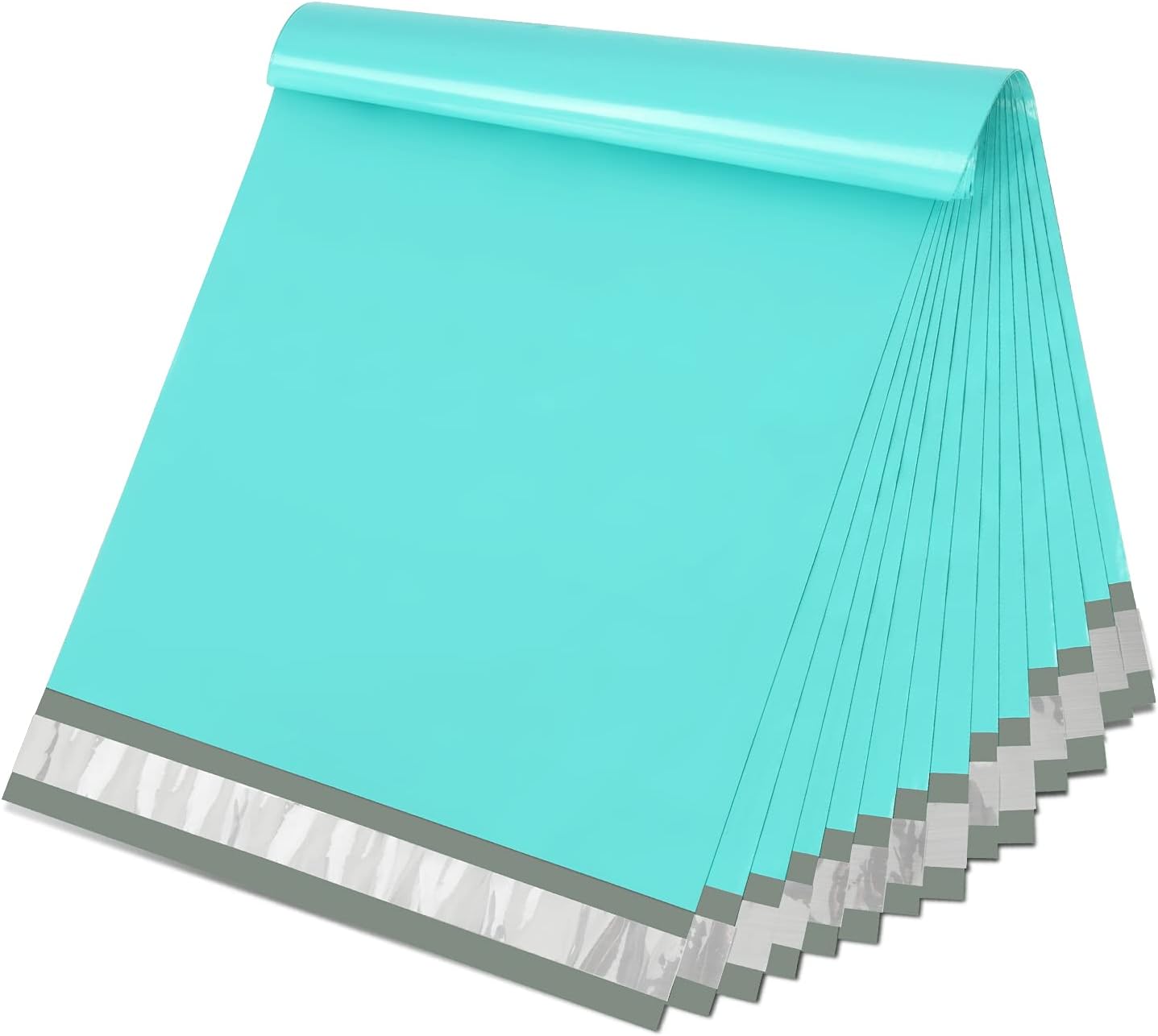 KeePack Poly Mailers 14.5x19 Inch 100 Pcs, Large Poly Mailer Bags, Shipping Envelopes with Self Seal Adhesive, Waterproof and Tear-Proof Shipping Bags for Small Business (Teal)