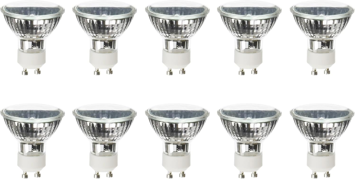 Anyray (10)-Pack for Range Hood Kitchen 50W Light Bulbs 50-Watts