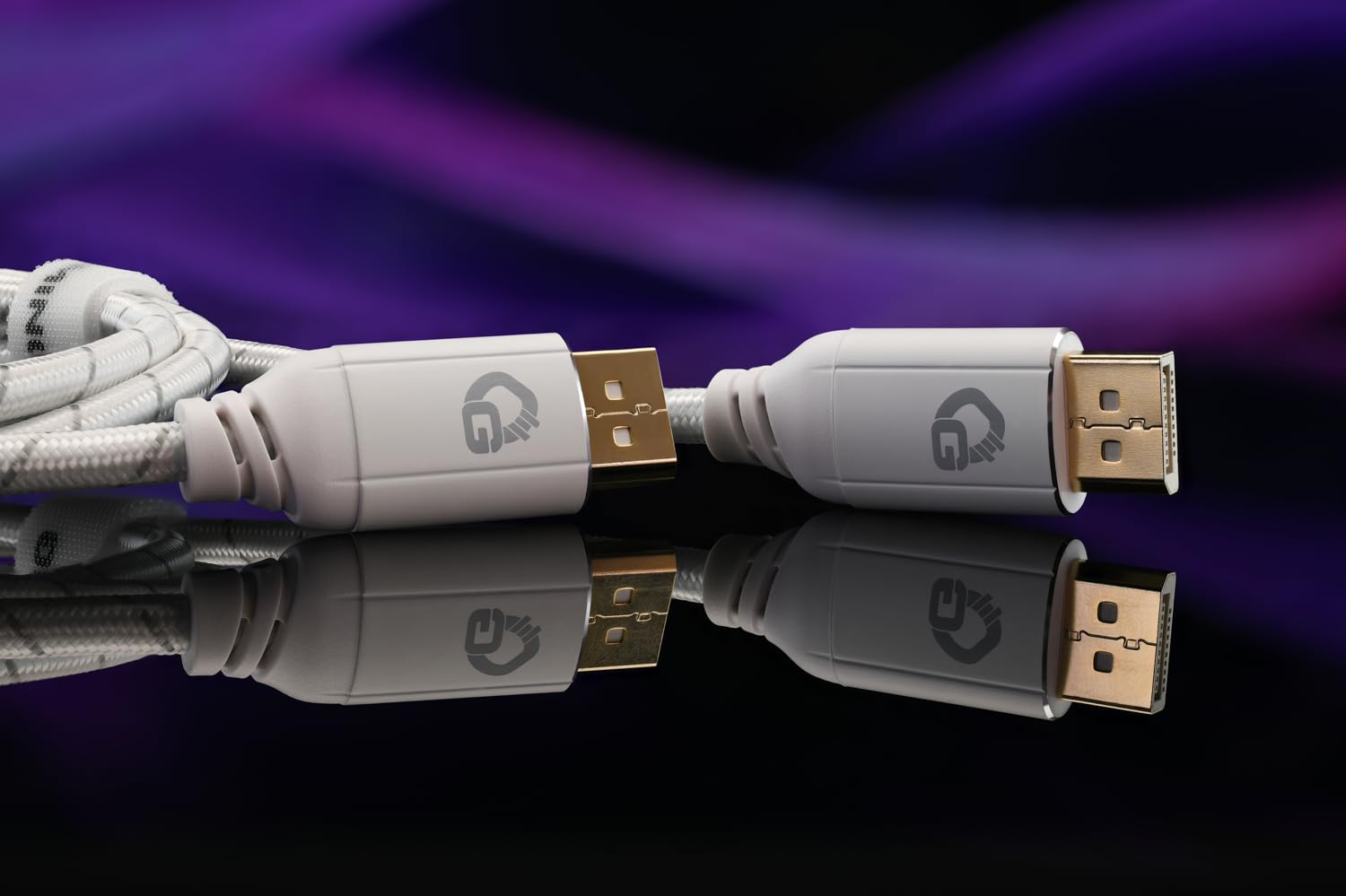 DisplayPort 2.1 kabel 2,0 m – 80 Gbit/s UHBR20, 8K 240Hz, 4K 540Hz, HDR10, FreeSync, G-Sync, DSC, do zaawansowanych graczy, streamerów i twórców