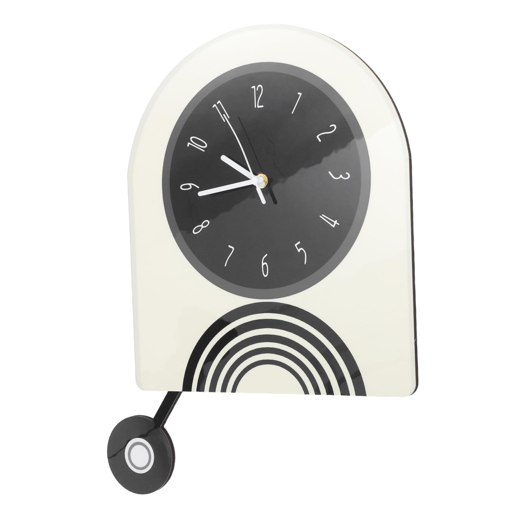 Horloge murale à pendule silencieuse Luxshiny salon chambre campagnard