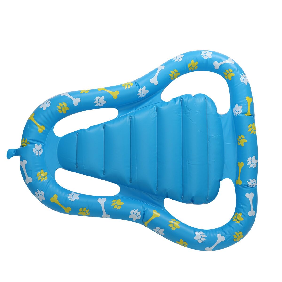 WnewTools PVC Inflatable Pet Dual-Use Person/Dog Floating Bed Blowing Air Floating Row Pet Floating Bed Elastic Comfortable Swimming Floating Bed