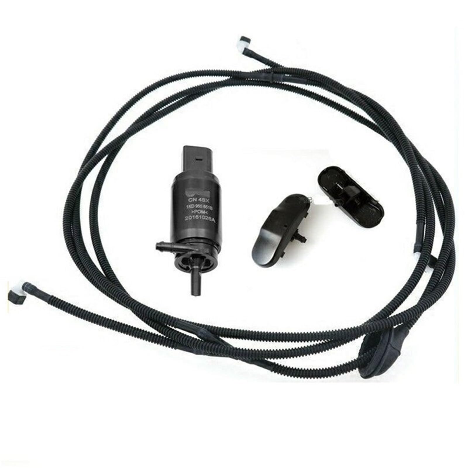 Pasuje do Passata B6 B7 Jetta MK6 Golf 5 Tiguan 2KD955986 1T0955651 Zestaw węży spryskiwaczy szyb Dysza spryskiwacza przedniej szyby