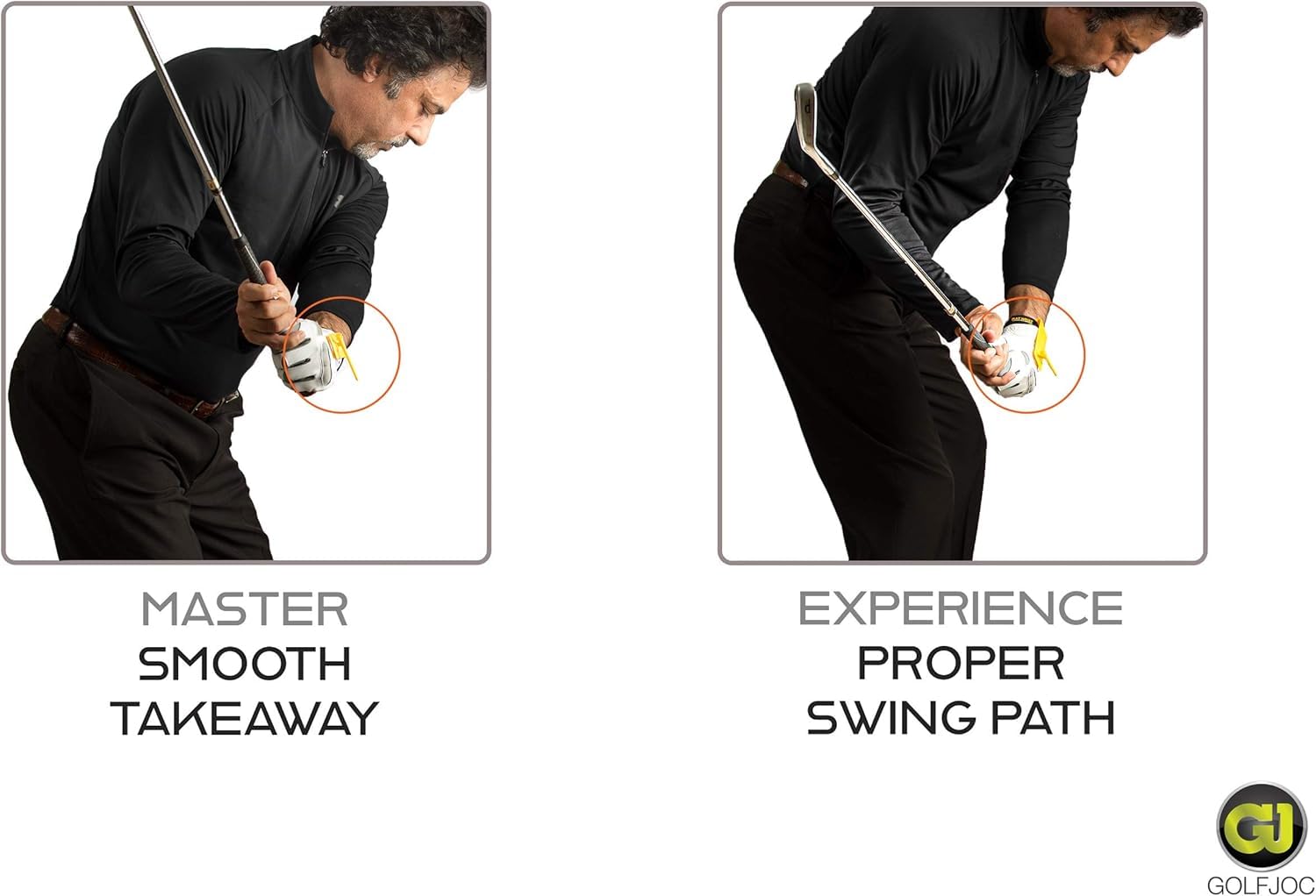 Golfschwung-Trainingshilfen – Golf Swing Lag Trainer und Golf Flat Wrist Trainer für Chipping, Slice und Full Swing