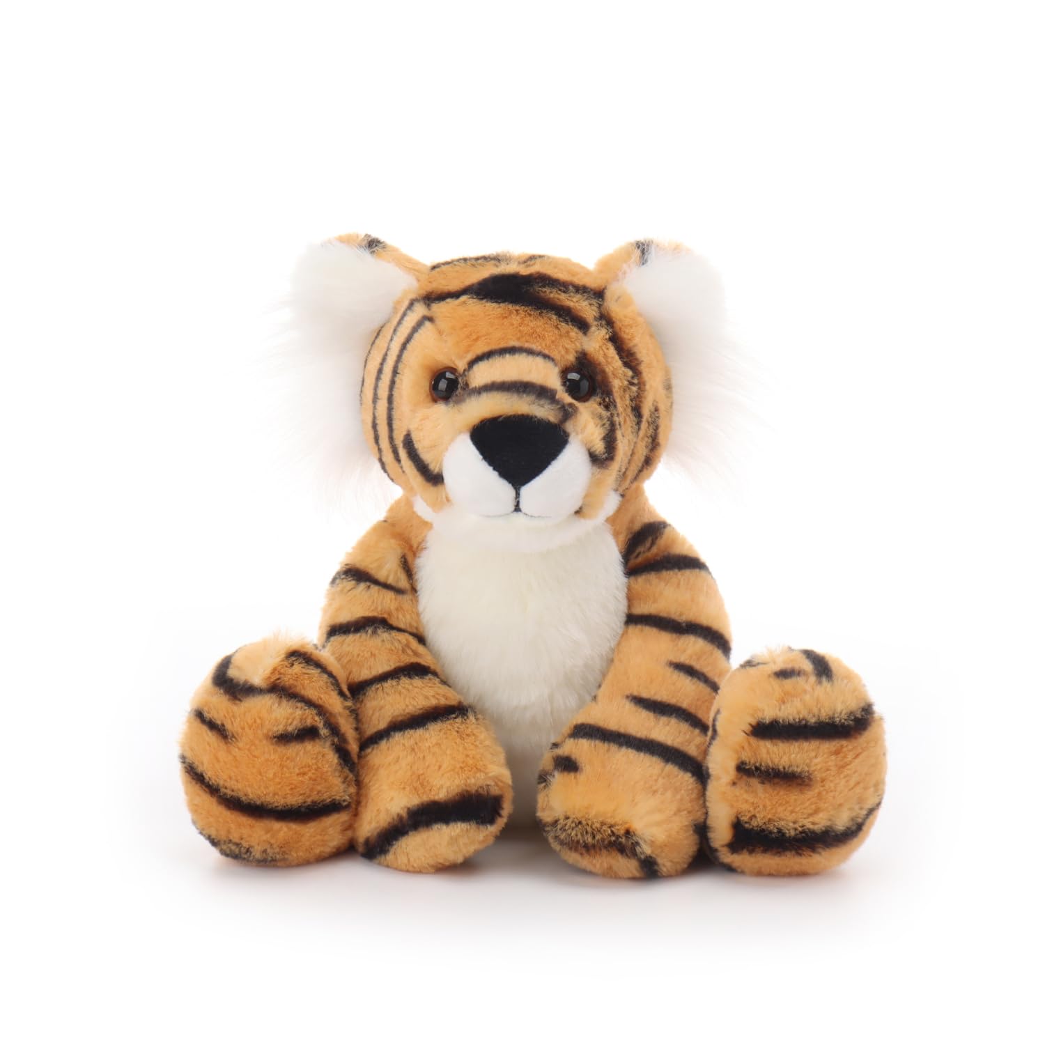 Apricot Lamb Toys Plush Classic Tiger Stuffed Animal Soft Cuddly Perfect for Child (Yellow Tiger, 7 Inches)