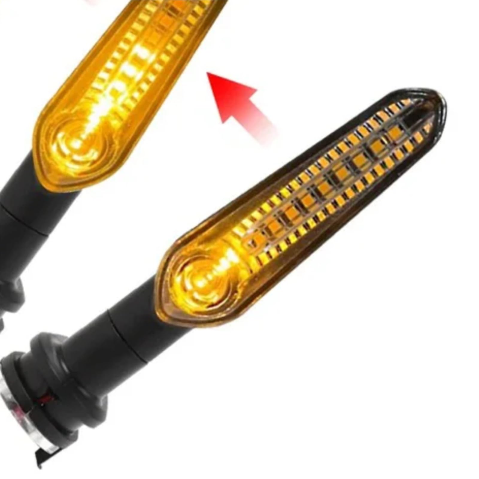 Per FZ-03 Per MT-03 Per MT-10 Per XSR 700 Per XSR 900 2016-2023 Per YZF-R15 2008-2023 Anteriori O Posteriori Indicatore Di Luce Dell'acqua Che Scorre