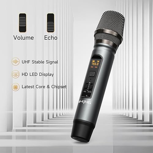 Miniatura 2 de W-KING Altavoz Bluetooth portátil con micrófono inalámbrico, 120 W pico 70 W RMS altavoces Bluetooth impermeables con subwoofer altavoces al aire