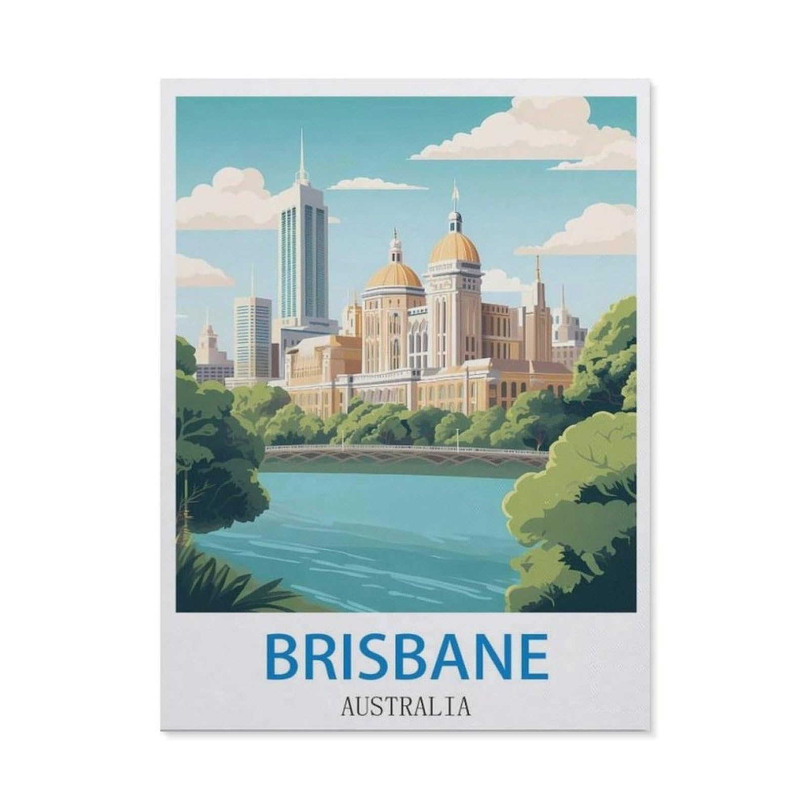 BEAYODKP 5D Diamond Painting Set ，Brisbane Australia