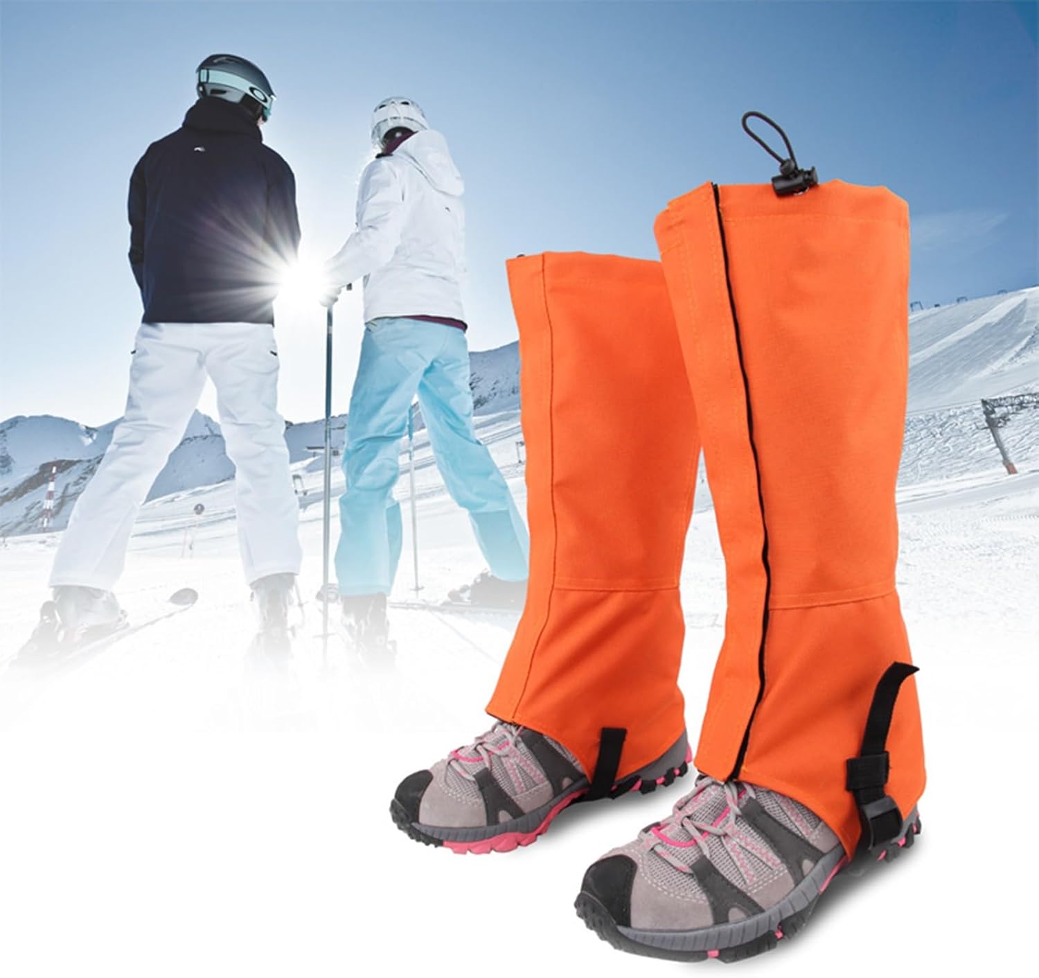 Leg Gaiters,Breathable Snake Gaiters Boots,Adjustable Lightweight Shoes Gaiters,Perfect for Anyone Hiking, Outdoor Rock Climbing, Outdoor Work, Etc.