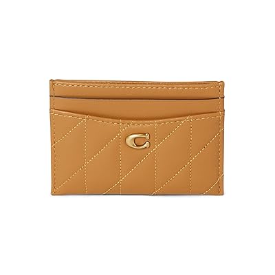 COACH Refined Calf Leather Essential Card Case Women