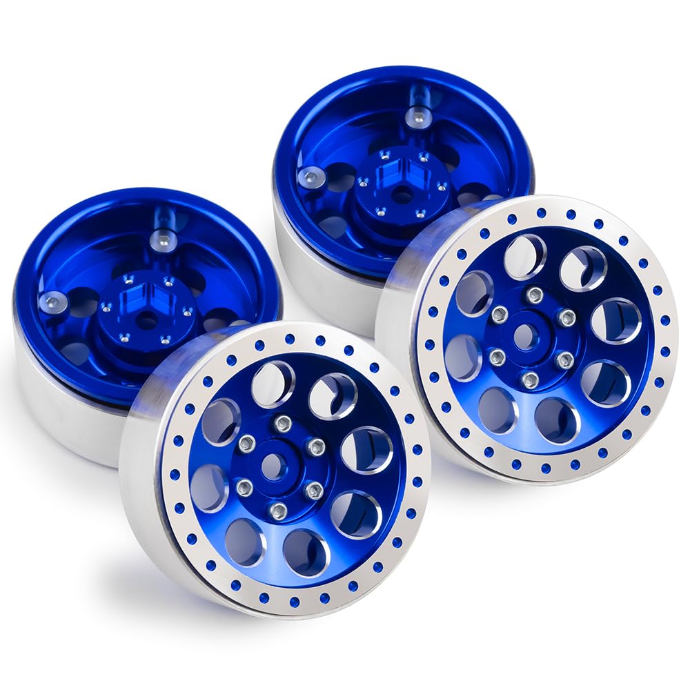 TREAL 1.0 Brass Beadlock Crawler Wheels Rims (4P) for Axial SCX24 Bronco Gladiator C10 Deadbolt -Type A TREAL 1.0 Brass Beadlock Crawler Wheels Rims (4P) for Axial SCX24 Bronco Gladiator C10 Deadbolt -Type A
