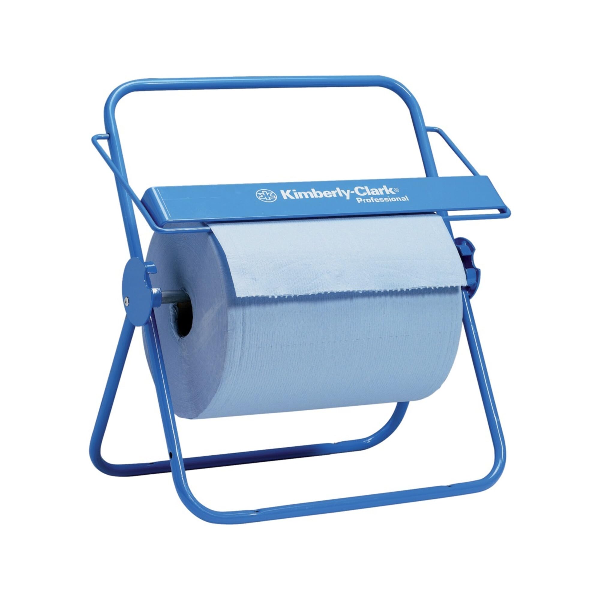 Kimberly-Clark 194151 Wandhalter/Tischspender für Wischtuch-Großrollen, Blau, 44 Stück