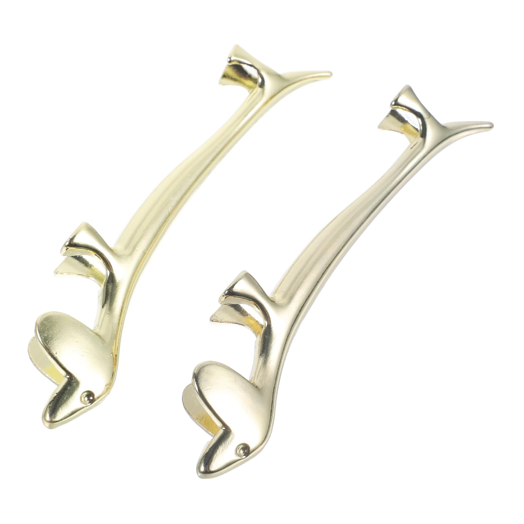 GRIRIW 2pcs Dachshund Chopstick Rest Sausage Dog Table Chopstick Rest Chopstick Organizing Rack Spoon Holder Puppy Statue Mini Metal Chopstick Rest Cutlery Holder Zinc Alloy Golden