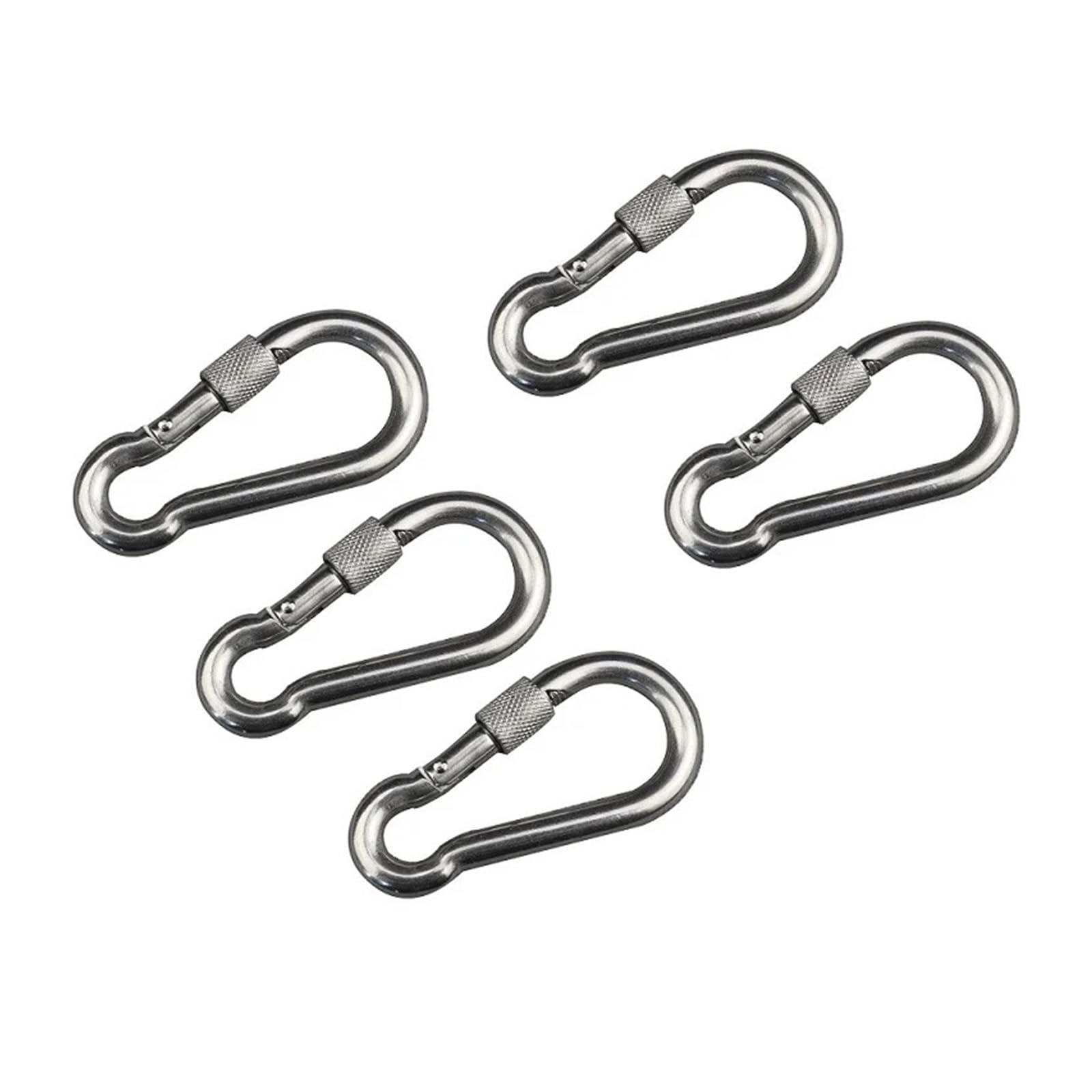 Cierre Giratorio para Bolsos, Mosquetones de Acero Inoxidable 304 con Cierre Rosca 5 mm, 6, 7 y 8, Unidades(M6x60mm)
