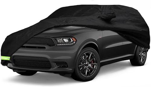 Funda impermeable de automóvil para Dodge Durango 2011-2021 2022, fundas 190T, ajuste personalizado, correa 100% impermeable a prueba de viento y