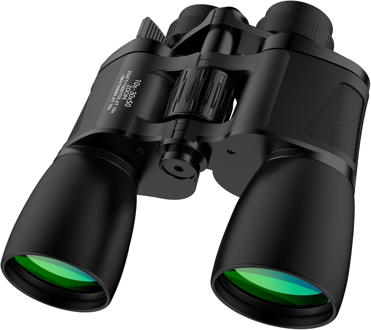 MLight 10-30x50 Zoom-Fernglas für Erwachsene, leistungsstarkes Fernglas für Vogelbeobachtung, Jagd, Outdoor, Wandern, Konzerte, großes Sichtfeld, BK7-Prisma, FMC, Nachtsicht bei schwachem Licht