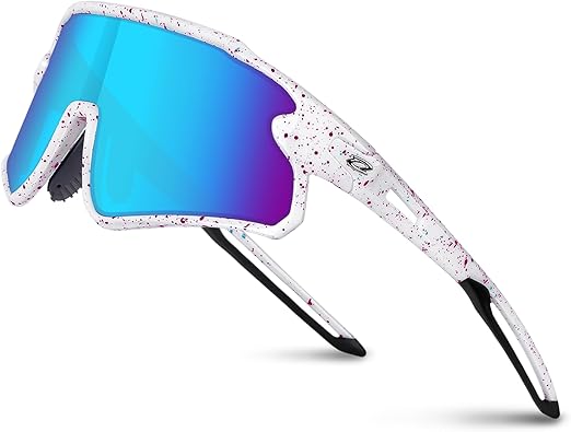 RIVBOS Youth Baseball Sunglasses for Kids(Boys&Girls) Polarized UV Protection Cycling Glasses RYS007