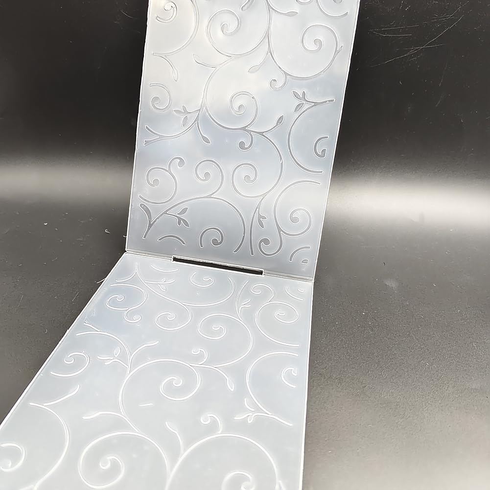 A6 Size Plastic Embossing Folder Vines Pattern Paper Crafts Plastic Textured Impressions for Card Making Scrapbooking