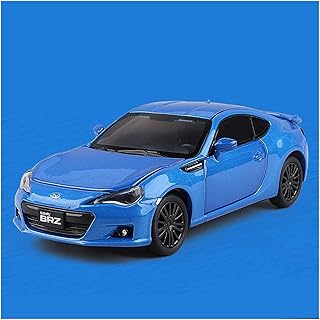 Simulation Alloy Die Cast Mini Car Model Toy Cars 1:32 for Subaru BRZ Alloy Sports Car Model Diecast Metal Toy Vehicles Car Model Sound Light Childrens Toy Gift (Color : Blue)