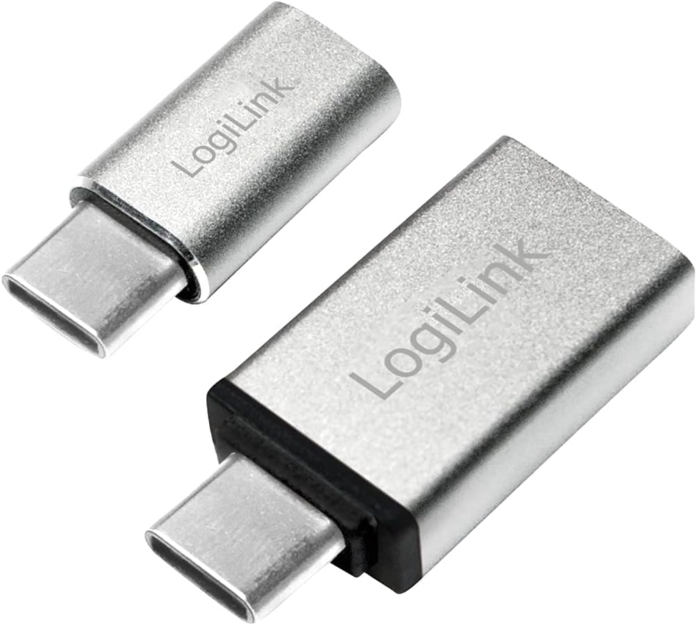 Logilink AU0040 USB 3.1 (Type C) to USB 3.0 (Type A) Micro USB Adapter Silver