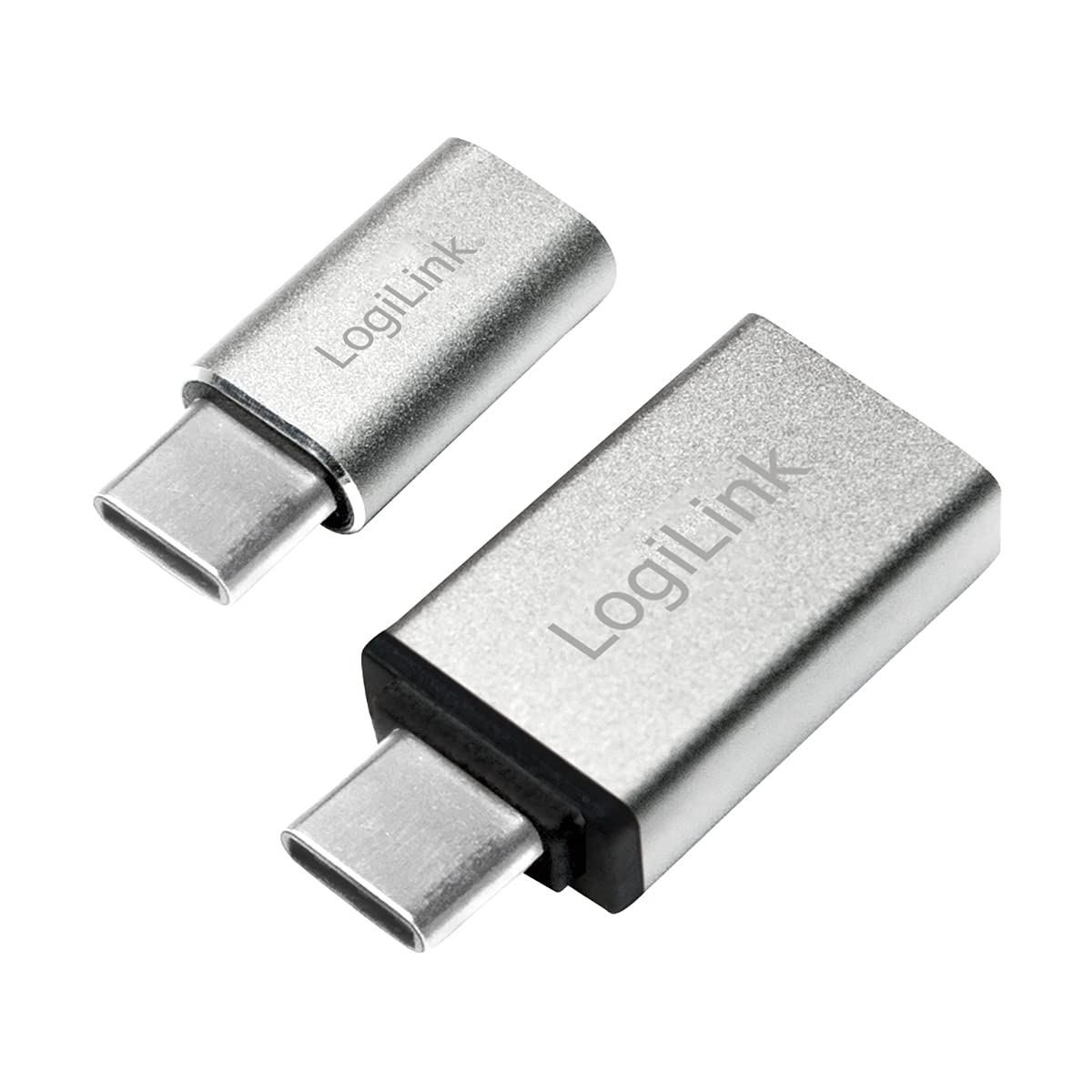 LogiLink AU0040 USB 3.1 (Type C) to USB 3.0 (Type A) Micro USB Adapter Silver