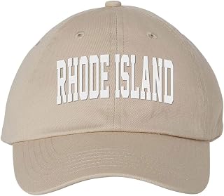 Block Rhode Island Embroidered Baseball Cap Adjustable Cotton Dad Hat