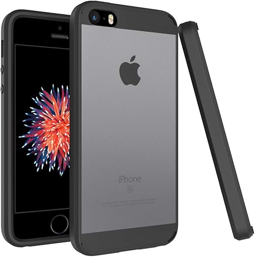 Amazon Com Wogroo Compatible With Iphone 5s Case Iphone Se 16 1st Gen Case Shockproof Matte Acrylic Slim Fit Protective Scratch Resisitant Black Cell Phone Cases Cell Phones Accessories
