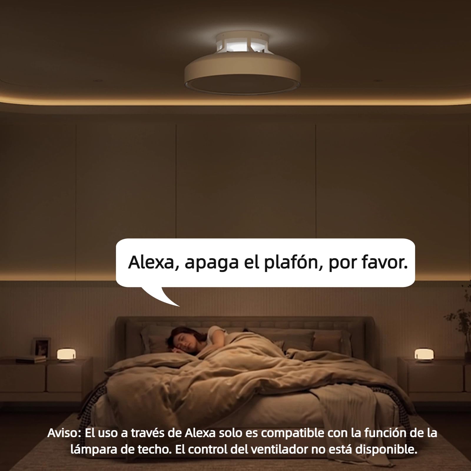Yeelight Ventilador de Techo con Luz 74W, Plafón Inteligente Regulable con Ventilador Silencioso, 6 Velocidades, Mando a Distancia, Temporizador, Modo Verano Invierno, Lámpara para Dormitorio y Salón