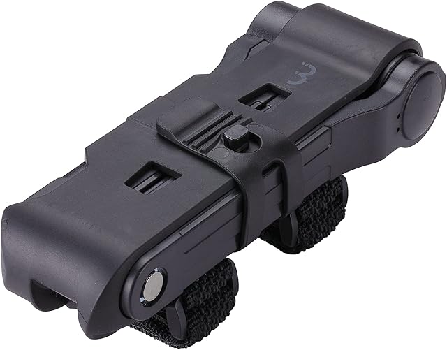 BBB Cycling, PowerFold Bike Chain Lock with Keys for Road, Mountain and Urban Bikes, High Security, Outdoor Heavy Duty Waterproof, Folding, BBL-71, 70 cm, Black