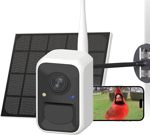 NETVUE by Birdfy Upgraded Smart Bird Feeder Camera, Solar Powered,