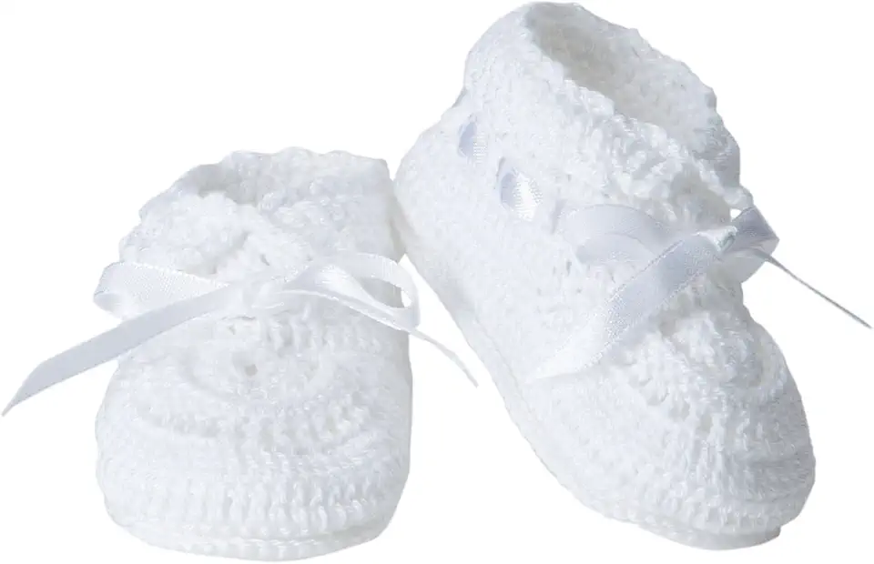 Jefferies Socks Baby-Girls Infant Hand Crochet Bootie