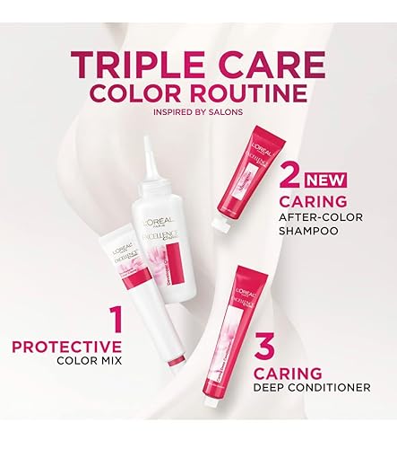 Miniatura 137 de L'Oreal Paris Excellence Triple Protection - Coloración permanente para el cabello, marrón oscuro [4] 1 unidad (paquete de 10 unidades)