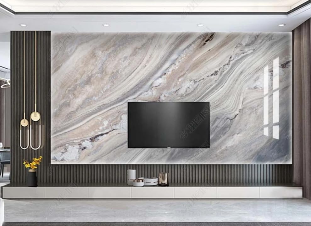 Poster geant mural effet marbre pour salle de restaurant - 3