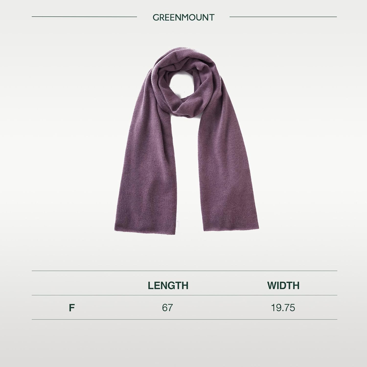 GreenMount Women's Cashmere Shawls 100% Cashmere Knit Soft Warm Winter Extra Large Scarf for Women Plant Dyeing - Image 7