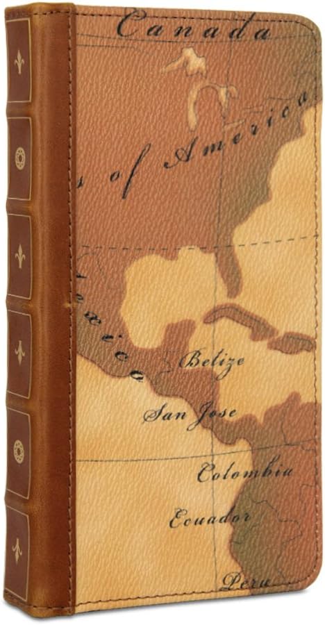 Google Nexus 6 / Nexus X (XT1100) Case, GMYLE Book Case Vintage for Google Nexus 6 / Nexus X (XT1100) - World Map Pattern PU Leather Stand Case Cover