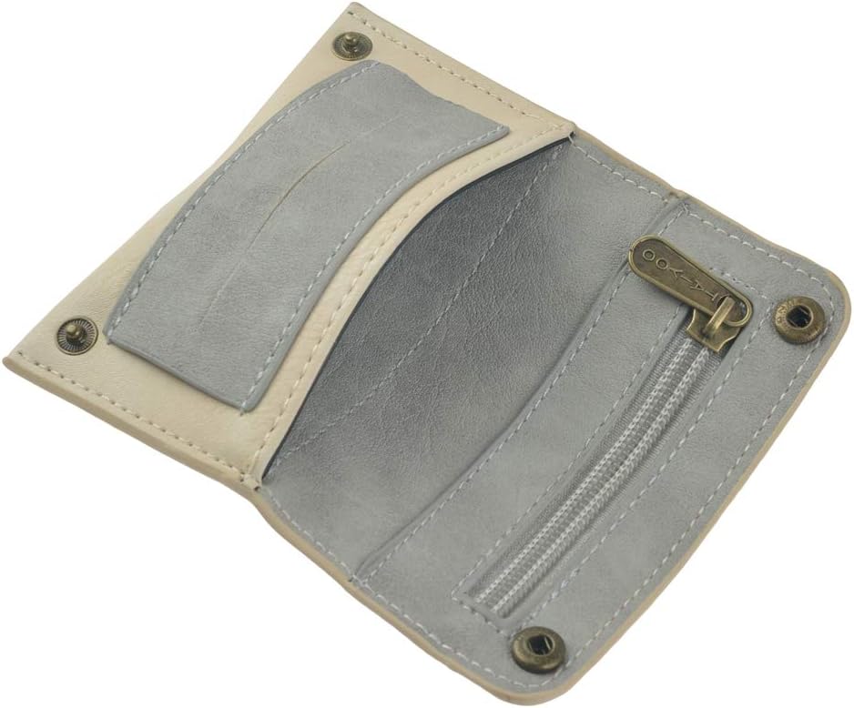 Case Pouch 4.4" Pocket Size 100% PU (Light Creme)