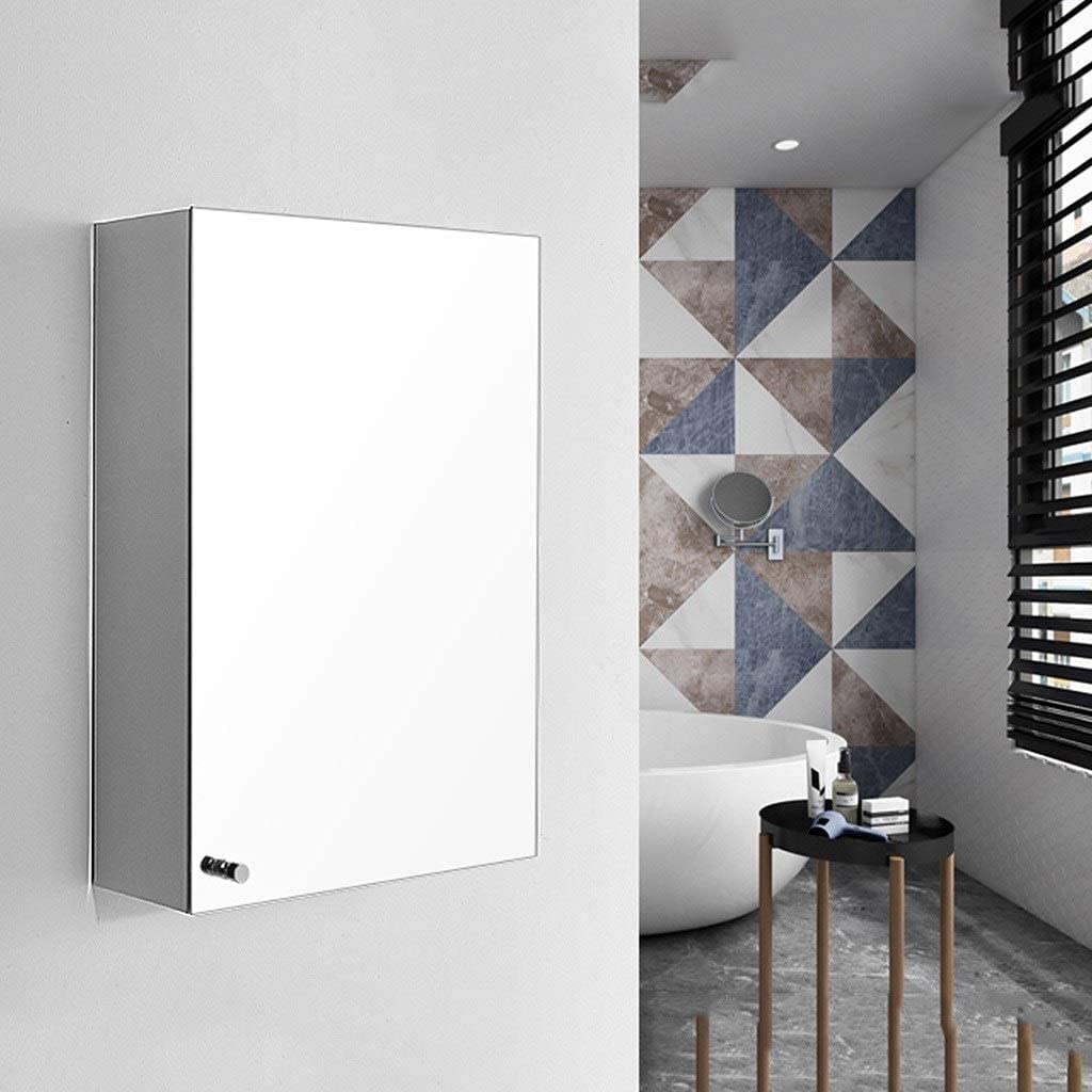 mobiletto del Bagno,Armadietto da Parete per Il Bagno, Armadietto da Bagno Montato a Parete per la casa o l'hotel, Specchio da Parete per Il Bagno, Specchio cosmetico a Parete con armadietto