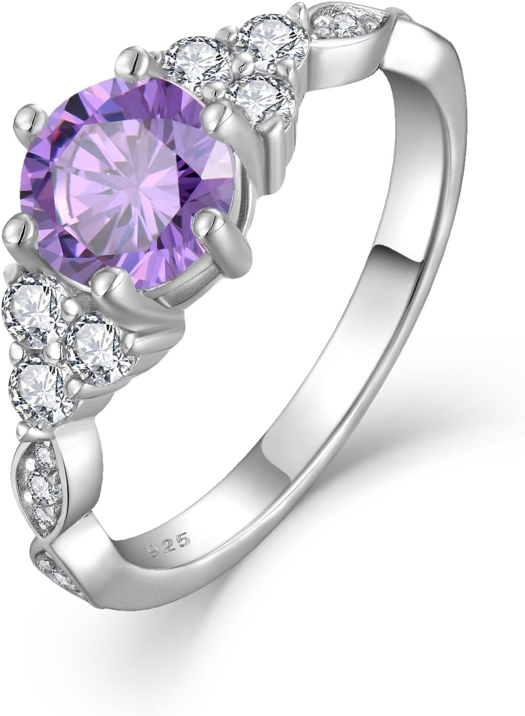 Engagement Ring for Women 925 Sterling Silver Promise Wedding Anniverasry Eternity Ring for Her Size 5-10