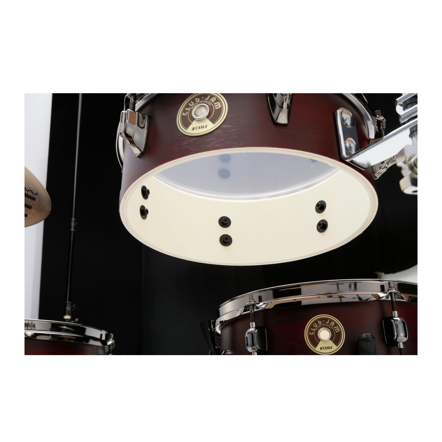 Tama LJK48PBN Club-JAM Pancake Set Burgundy Walnut Wrap - Set di fusti per batteria