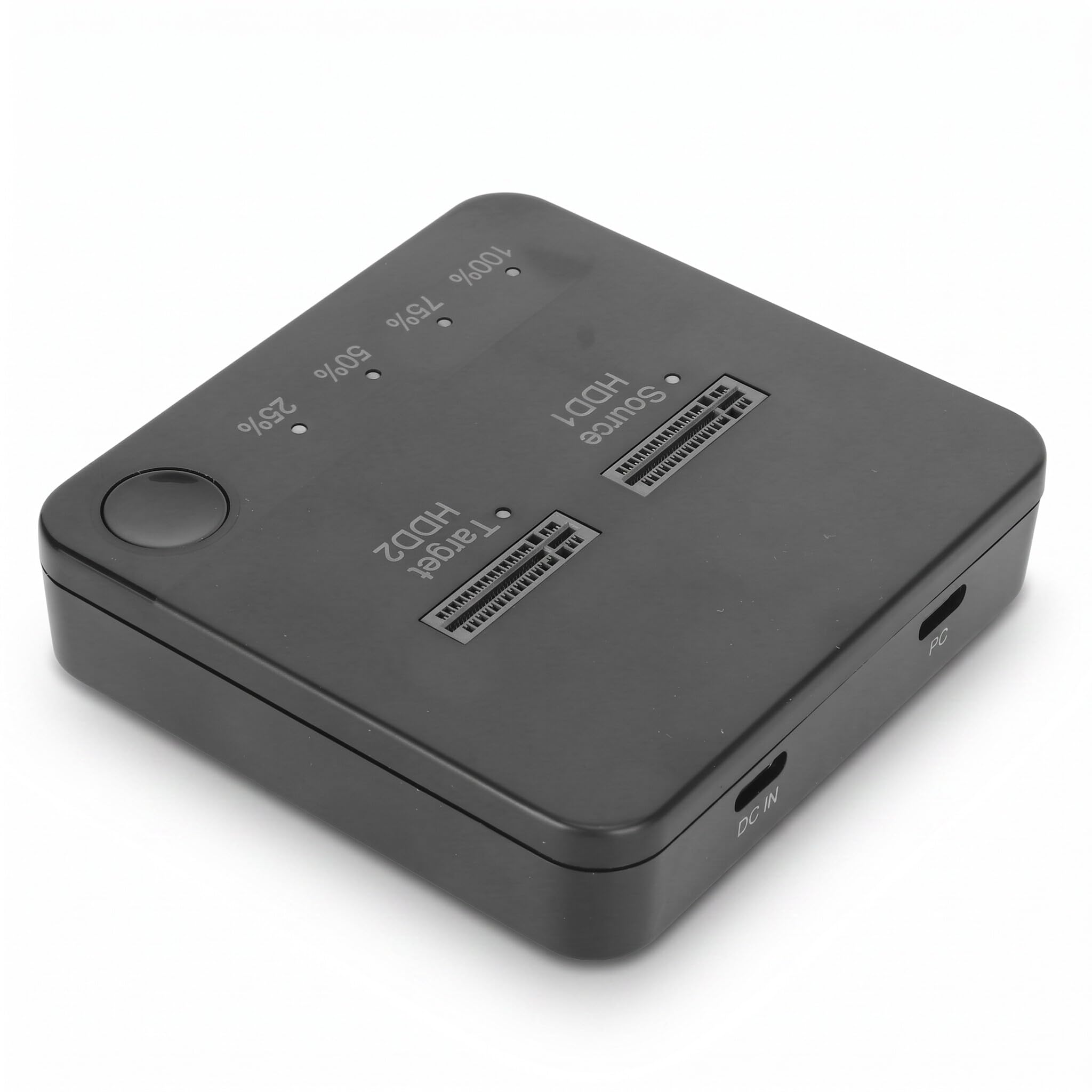 M.2 SSD Duplicator Dual Bay, Type C do M.2 SATA SSD Cloner Obudowa Stacji Dokującej Wsparcie Klonowanie w Trybie Offline dla Klucza B lub Klucza B i M 2230 22242 2260 2280 22110