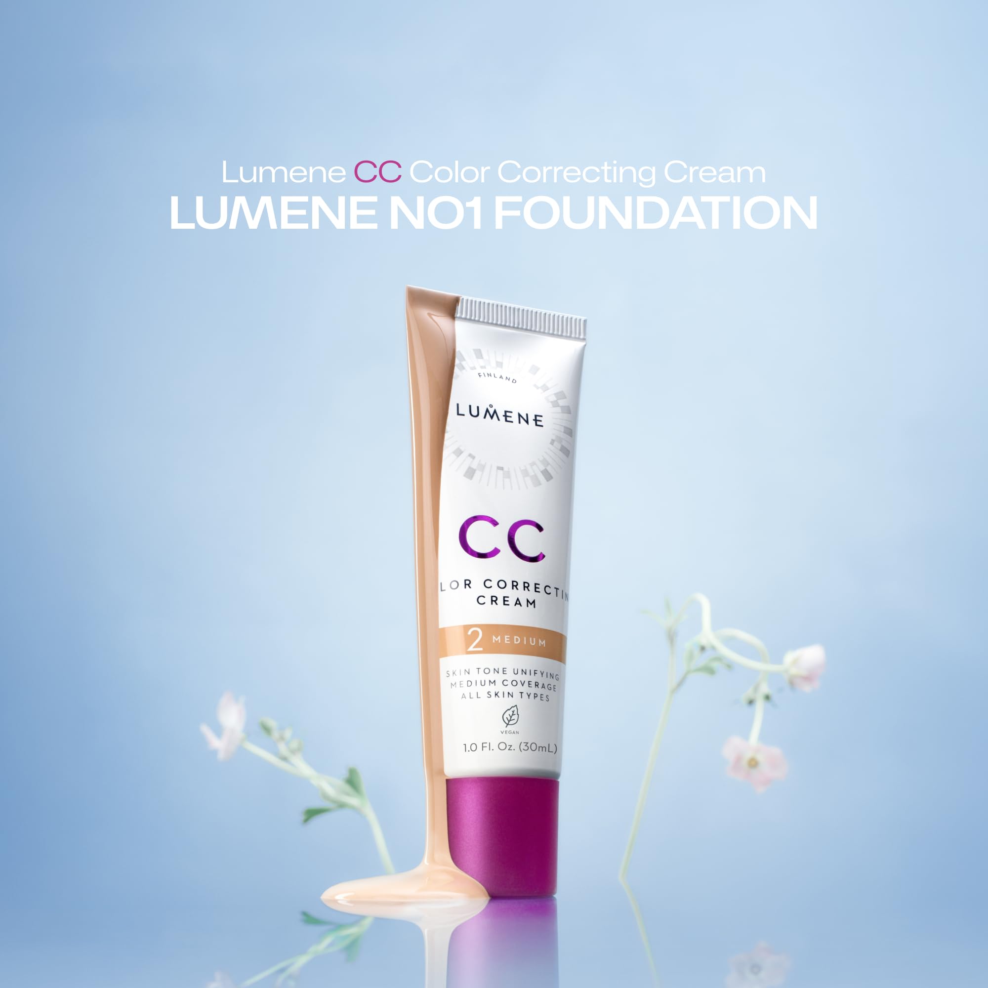Amazon.com: Lumene CC Color Correcting Cream Vegan Foundation 1 fl