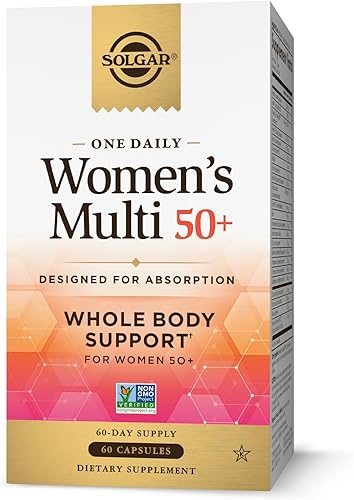 Solgar One Daily Multi50+ - Soporte para todo el cuerpo para mujeres de 50 años en adelante, altamente absorbible para la salud del corazón, los