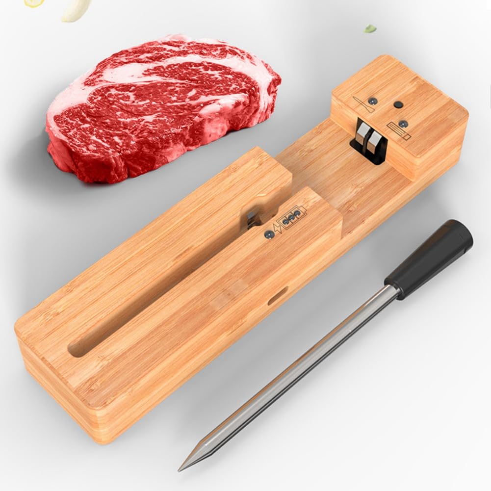 TermóMetro Inteligente para Carne para Asar con Directo, Bluetooth de Alcance, CoccióN de PrecisióN, para Barbacoa/Parrilla/Cocina