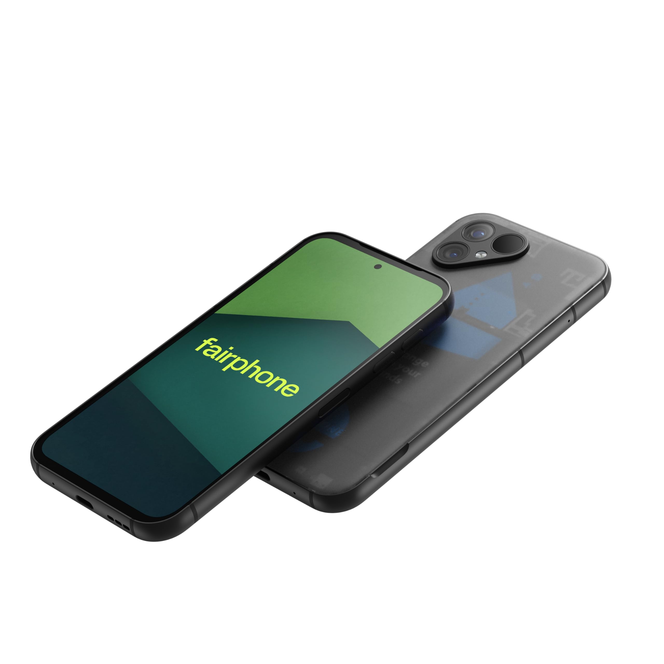 Smartfon Fairphone 5 5G Sustainable (wyświetlacz 6,46”, podwójny aparat 50 MP, 8 GB/256 GB, 4200 mAh, Android 14) ze śrubokrętem, przezroczysta edycja