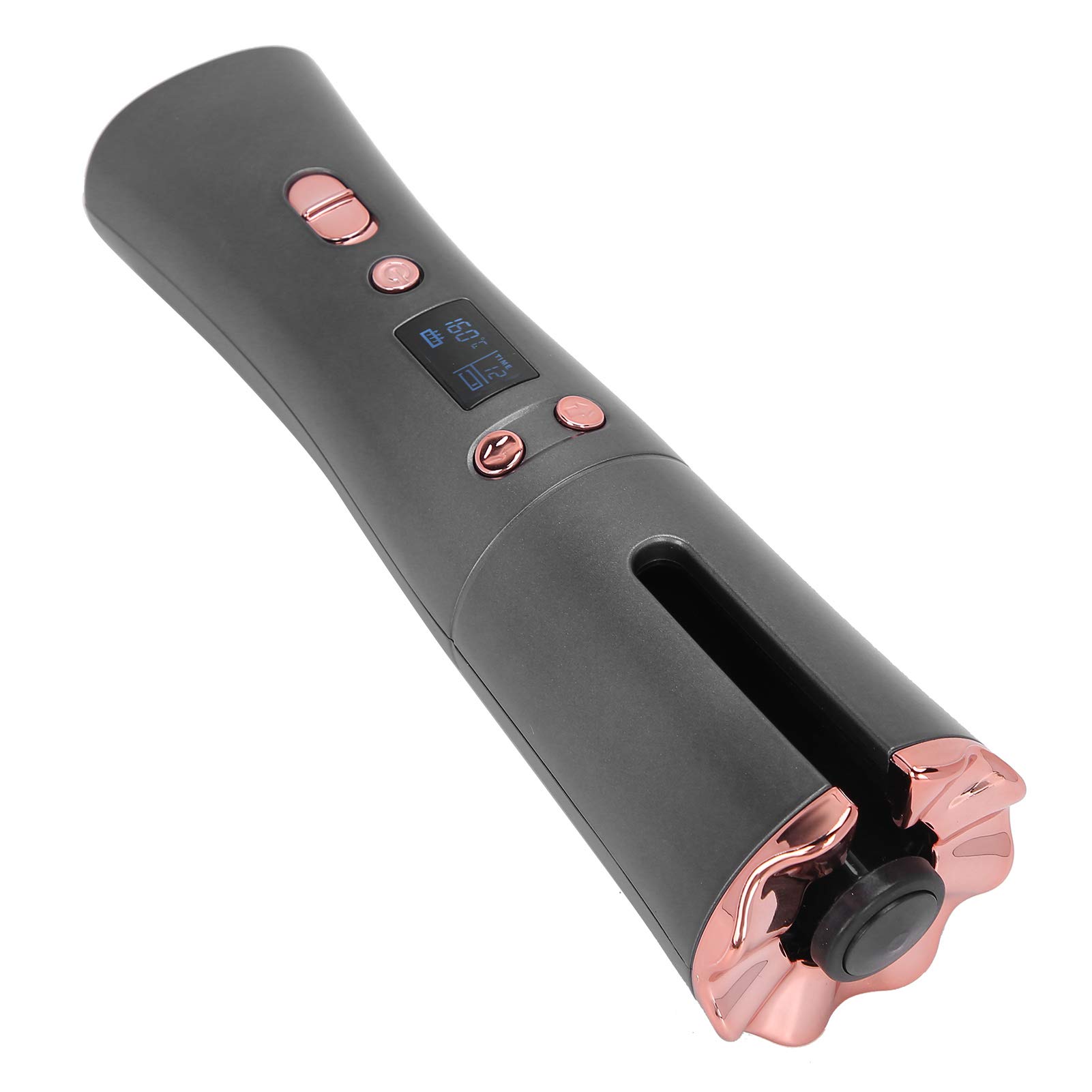 Automatyczna Lokówka USB Akumulator Bezprzewodowy LCD 6 Biegów Lokówka do Włosów Lokówka do Włosów Automatyczne Obracanie o 360 Stopni Inteligentna Lokówka Zmniejsza Kędzierzawienie Włosów