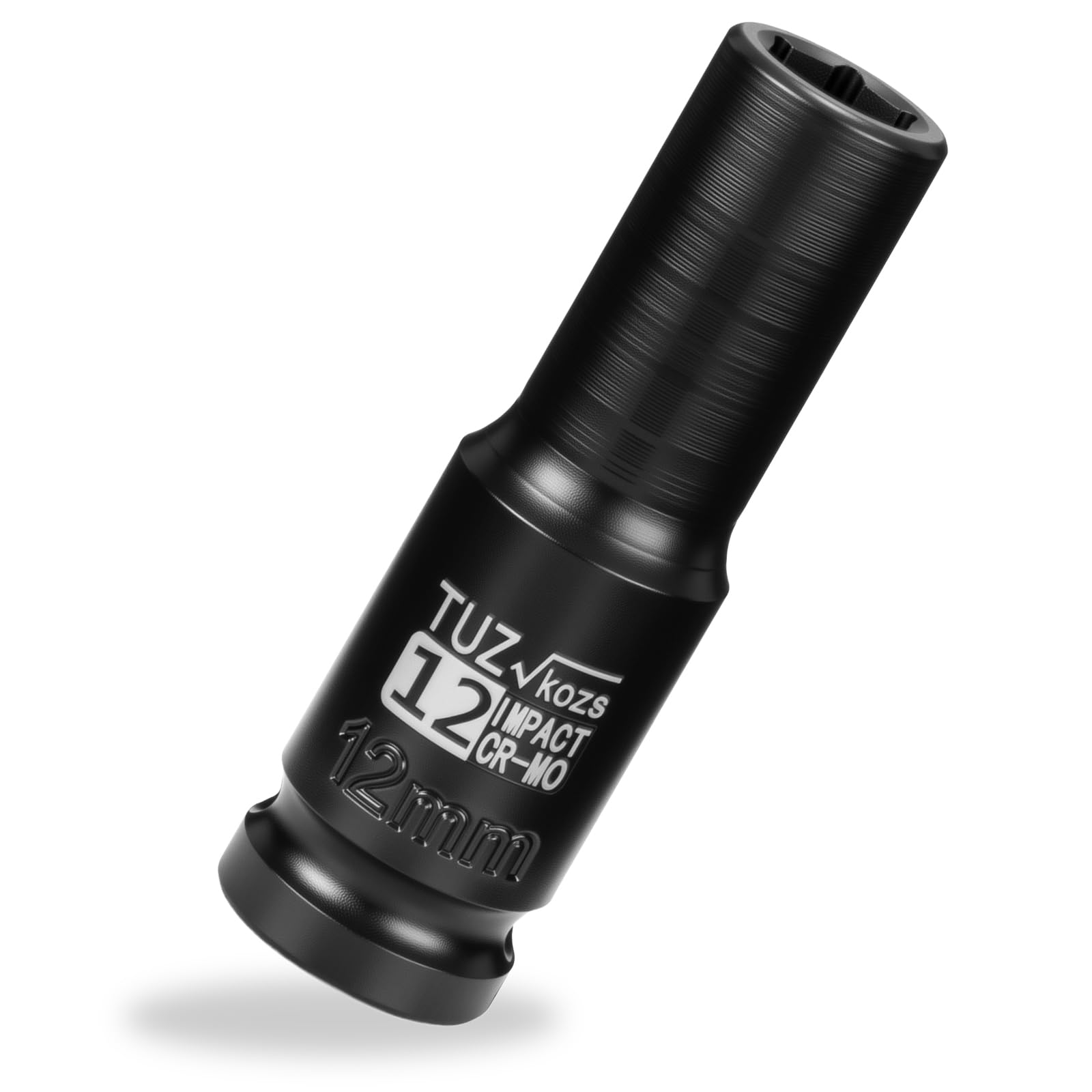 1/2 Inch Drive 12mm Deep Metric 6 Point CR-MO Impact Socket