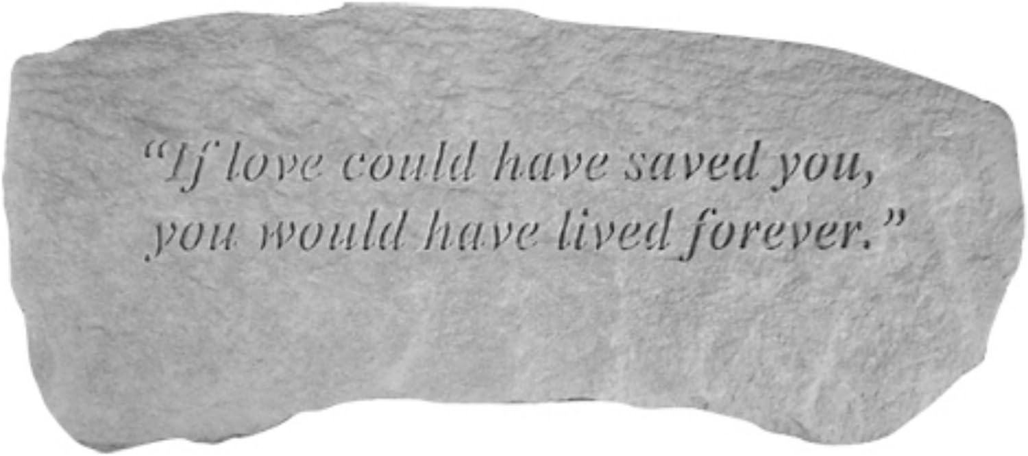 Kay Berry- Inc. 37320 If Love Could Have Saved You - Angel Memorial Bench - 29 Inches x 12 Inches x 14.5 Inches