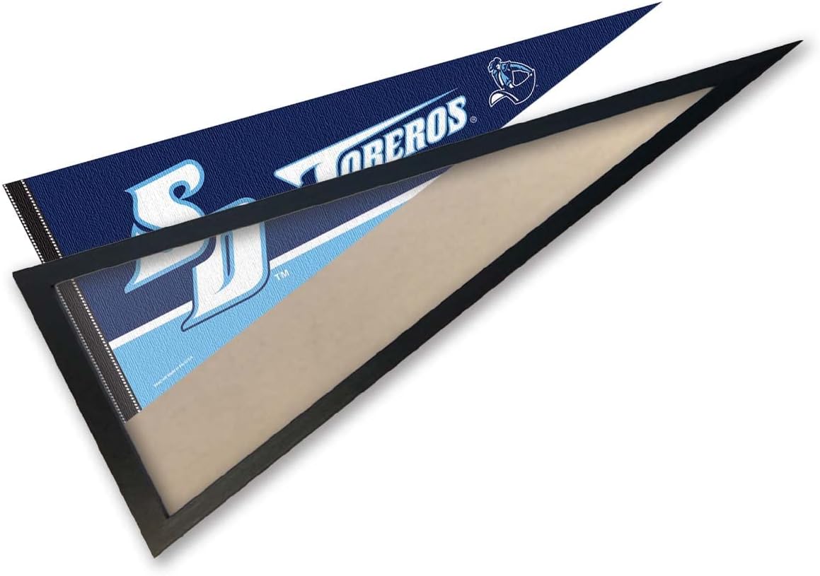 College Flags & Banners Co. University of San Diego and Wood Pennant Frame
