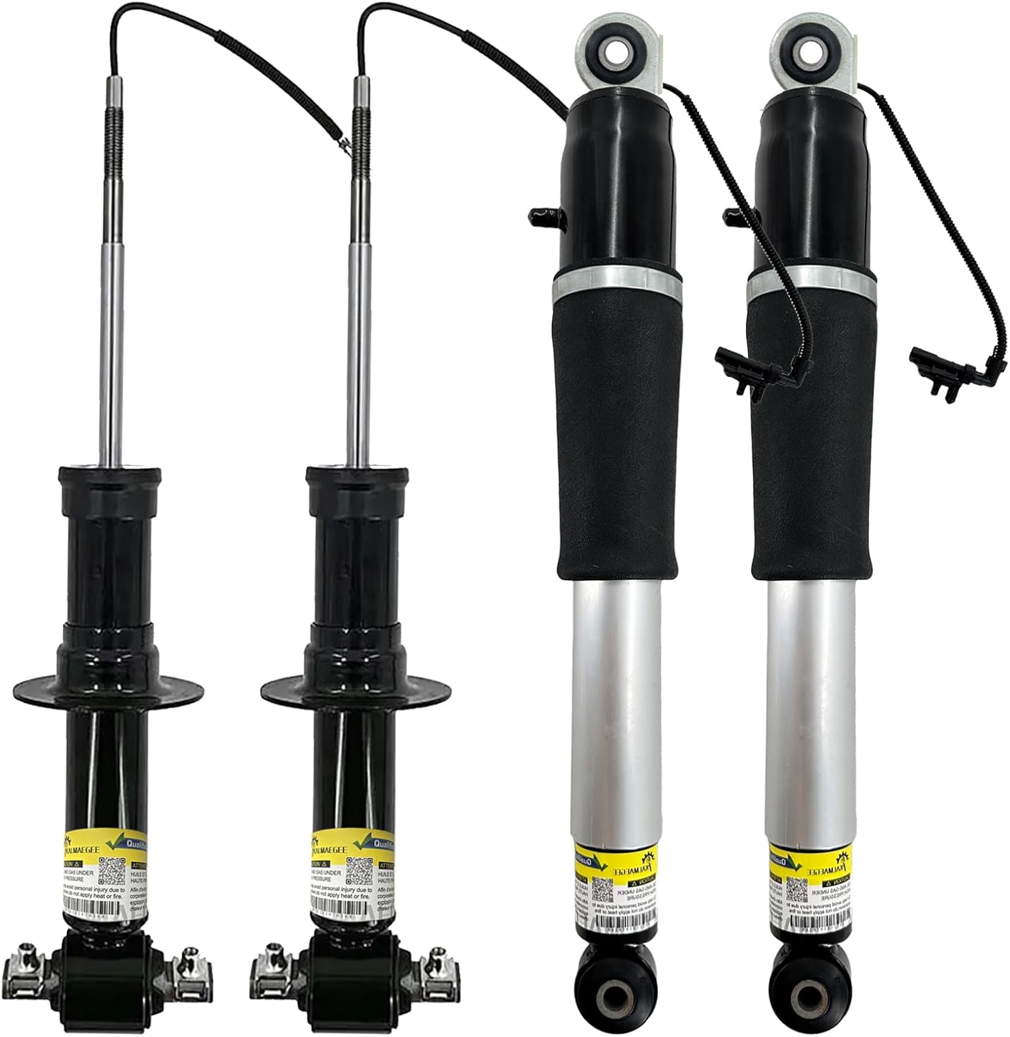 4PCS Front and Rear Shock Absorbers for Cadillac Escalade Tahoe GMC Yukon 2015-2020