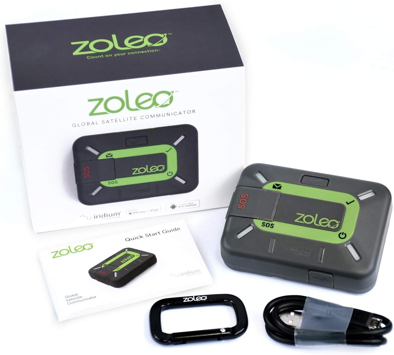 ZOLEO Kit de communication satellite avec support